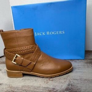 New Jack Rodgers Eliza Brown Moto Bootie 8 luggage
